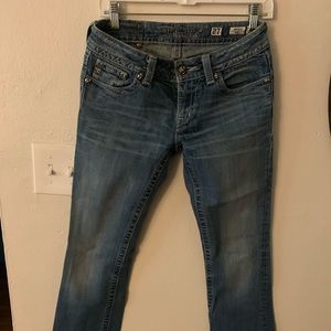 Miss Me jeans size 27  lots of bling on your bum